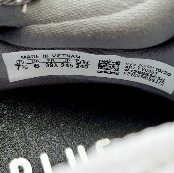 Adidas Ultraboost 21 Running Shoes Grey/Off White Women's 7.5 - Picture 6 of 6